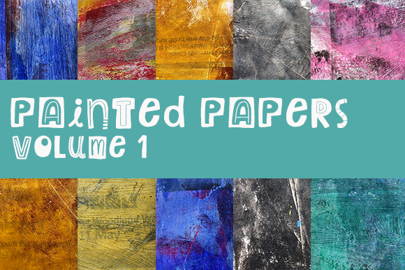 Download Painted Papers Volume 1 - Painted papers Collection