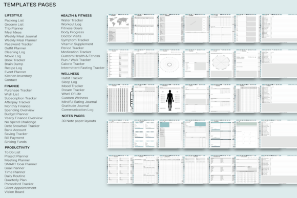 Download Digital Planner Blue 2025 2026 2027 &amp; Undated - Premium Resources